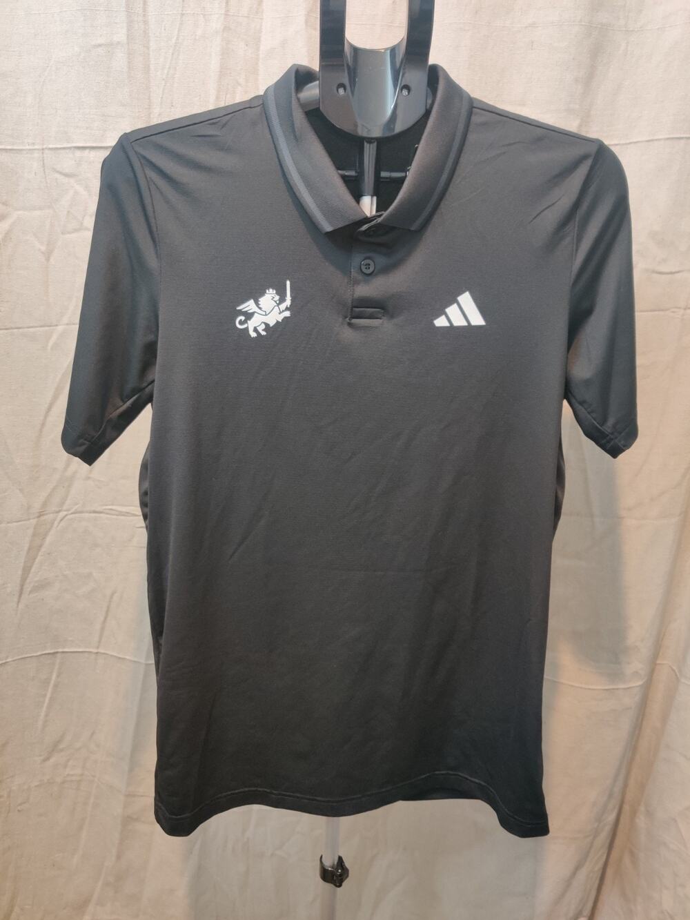 Adidas Golf Polo Men's Size Small Climacool Short Sleeve Black